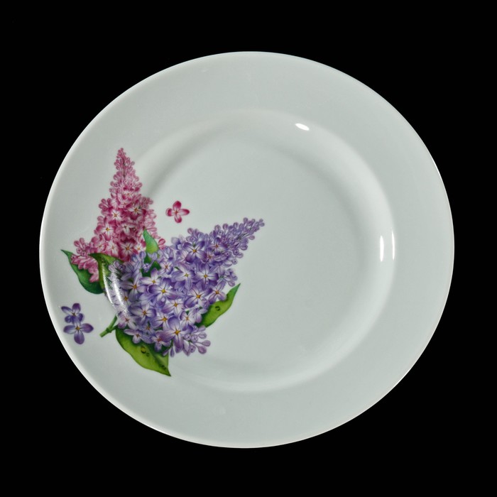 Тарелка мелкая 24 см "Сирень"
