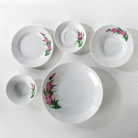 Набор столовой посуды «Идиллия. Колокольчики», 34 предмета от Сима-ленд