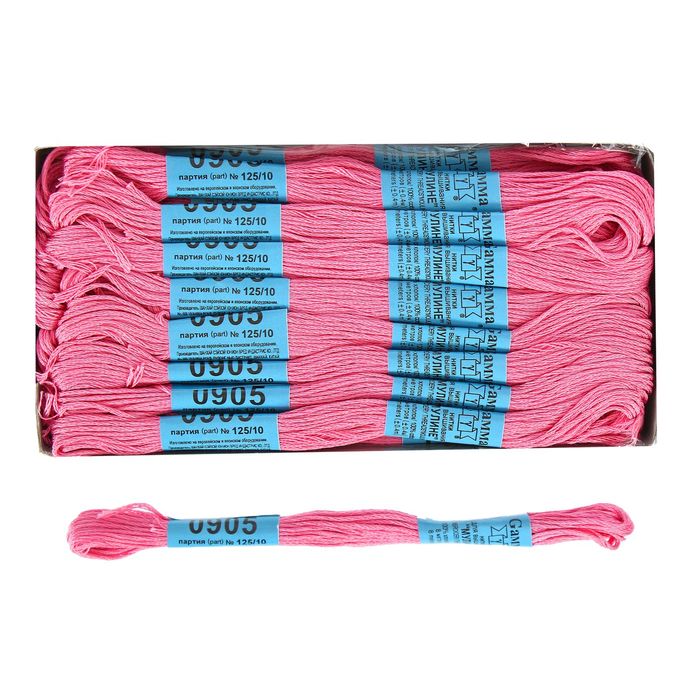 Мулине, №0905, 8±1м, цвет розовый