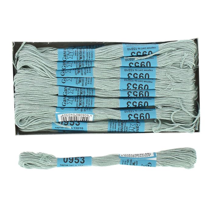 Мулине, №0953, 8±1м, цвет светлая мята
