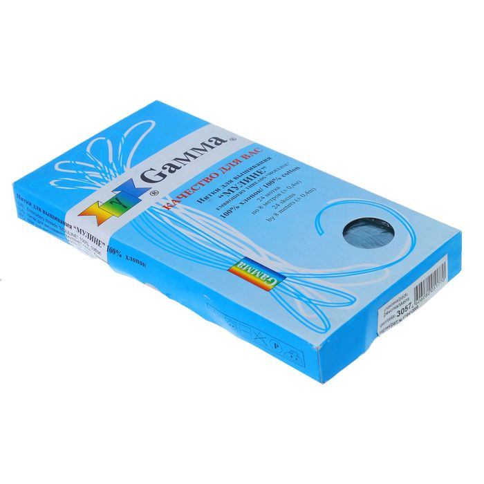 Мулине, №3057, 8±1м, цвет темная бирюза