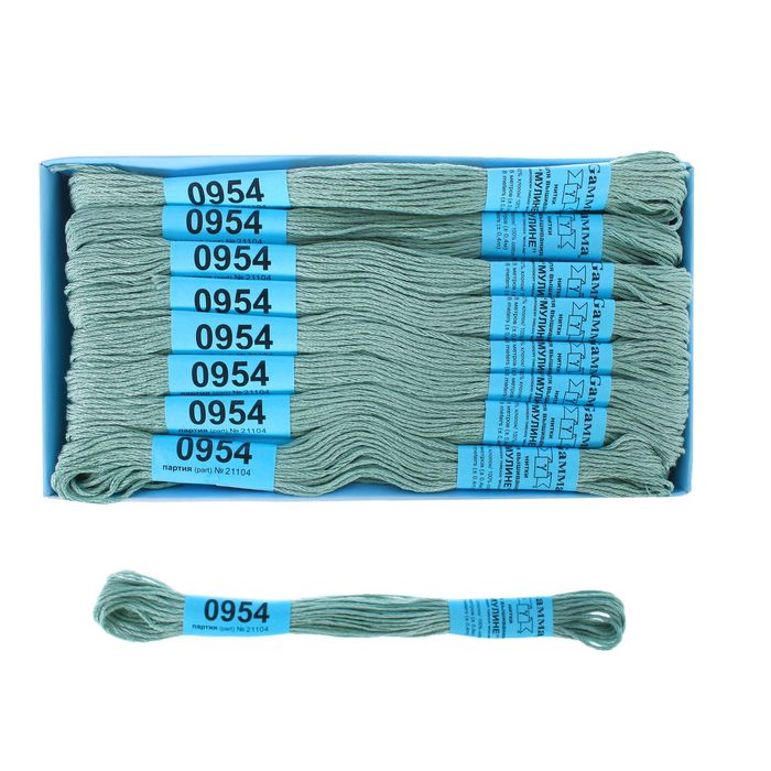 Мулине, №0954, 8±1м, цвет мята