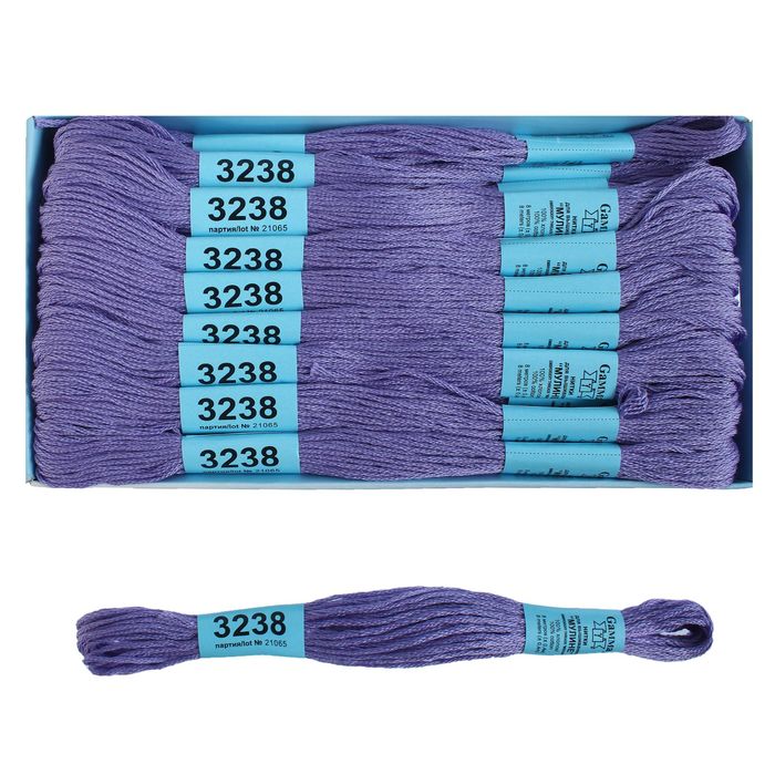 Мулине, №3238, 8±1м, цвет сиреневый