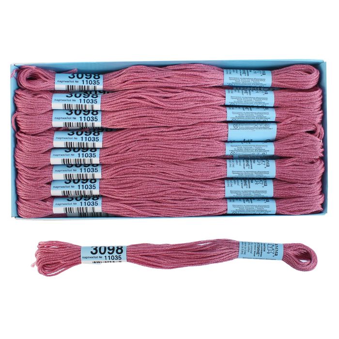 Мулине, №3098, 8±1м, цвет сиренево-розовый