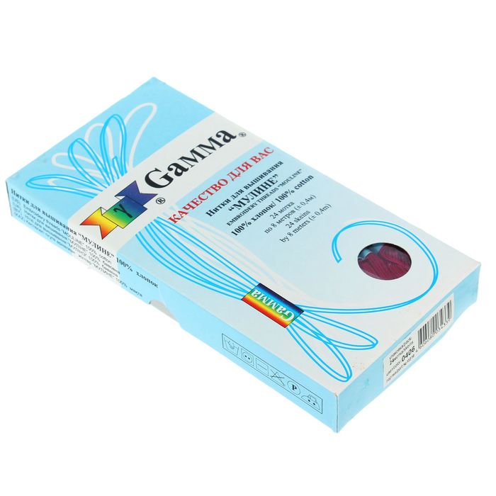 Мулине, №0406, 8±1м, цвет вишневый