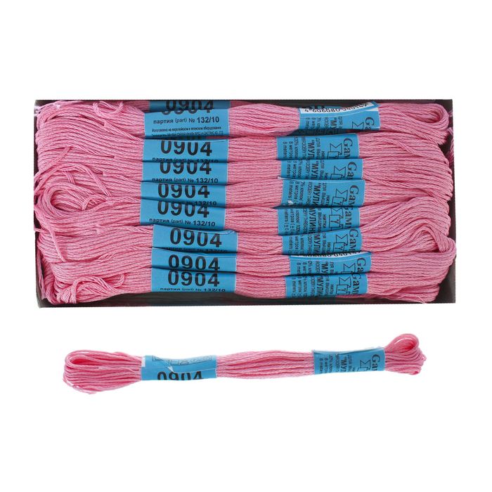 Мулине, №0904, 8±1м, цвет розовый