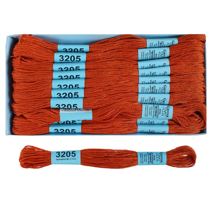 Мулине, №3205, 8±1м, цвет светло-коричневый