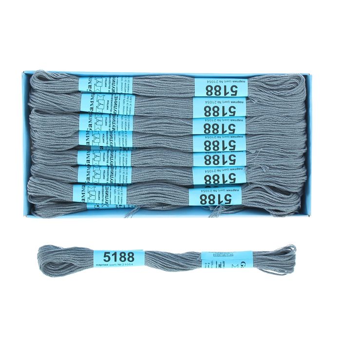 Мулине, №5188, 8±1м, цвет серый