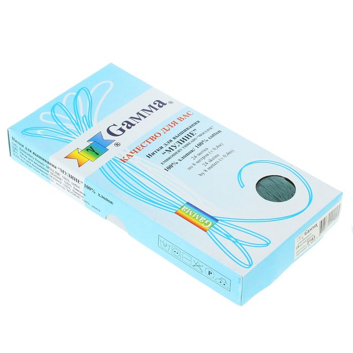 Мулине, №3143, 8±1м, цвет серо-зелёный