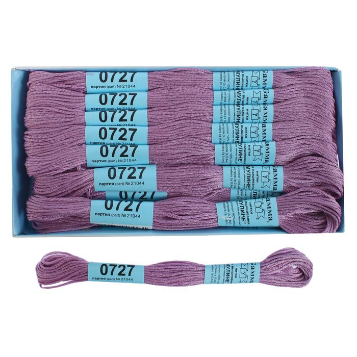 Мулине, №0727, 8±1м, цвет серо-сиреневый
