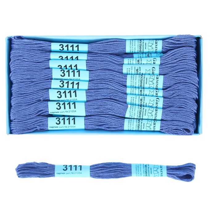 Мулине, №3111, 8±1м, цвет серо-сиреневый