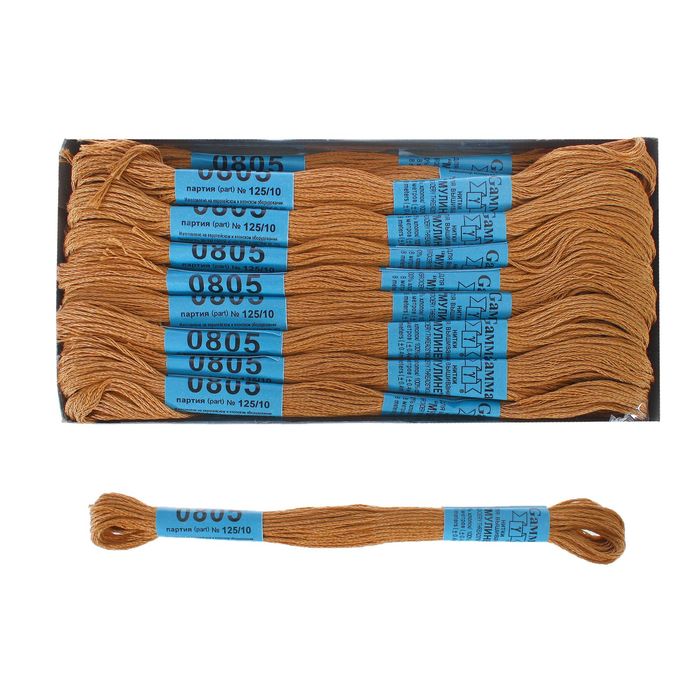 Мулине, №0805, 8±1м, цвет тёмно-бежевый