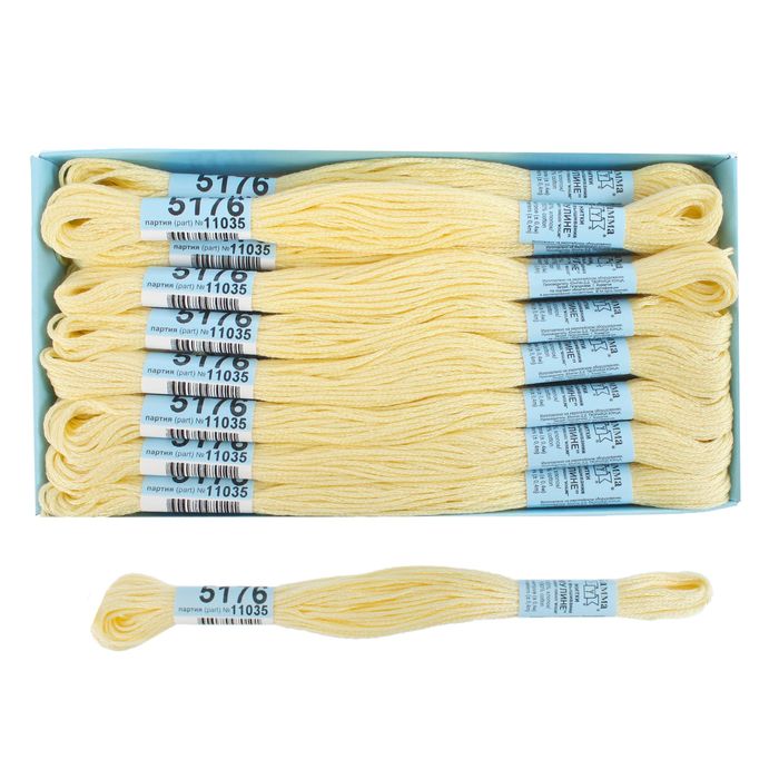 Мулине, №5176, 8±1м, цвет жёлтый