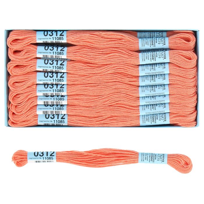 Мулине, №0312, 8±1м, цвет персиковый