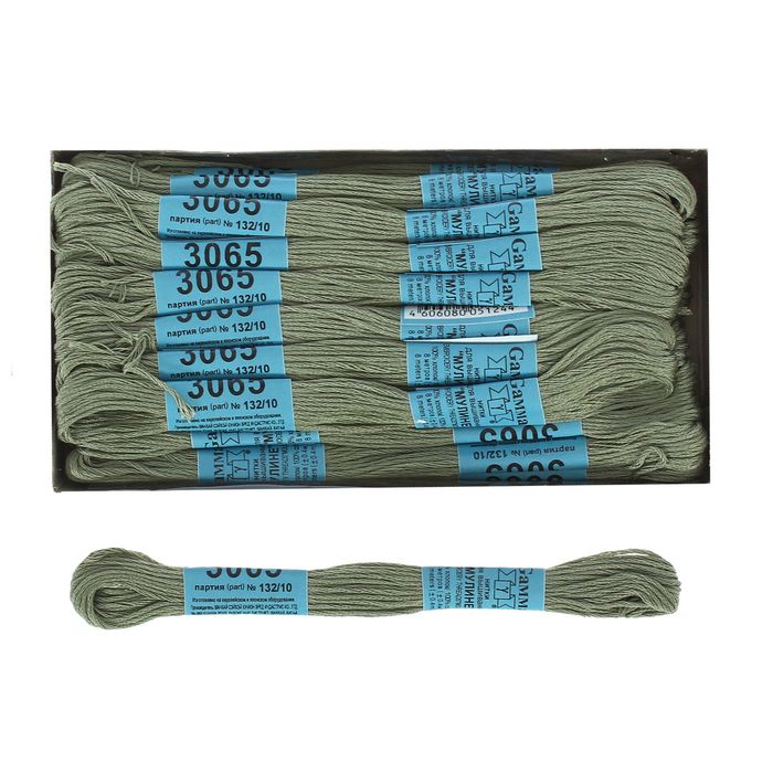 Мулине, №3065, 8±1м, цвет оливковый