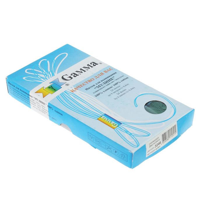 Мулине, №3246, 8±1м, цвет зелёный