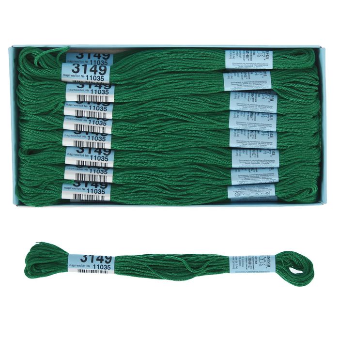 Мулине, №3149, 8±1м, цвет тёмно-зелёный
