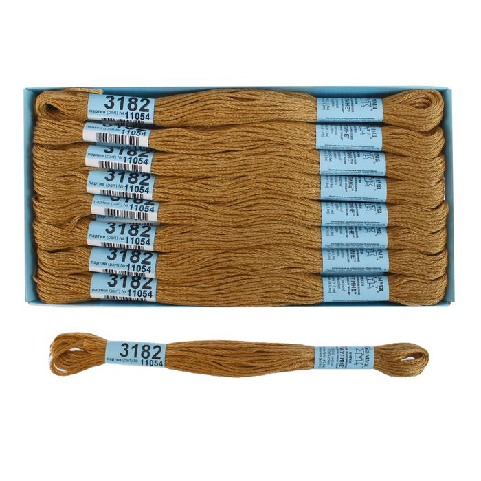 Мулине, №3182, 8±1м, цвет тёмно-бежевый