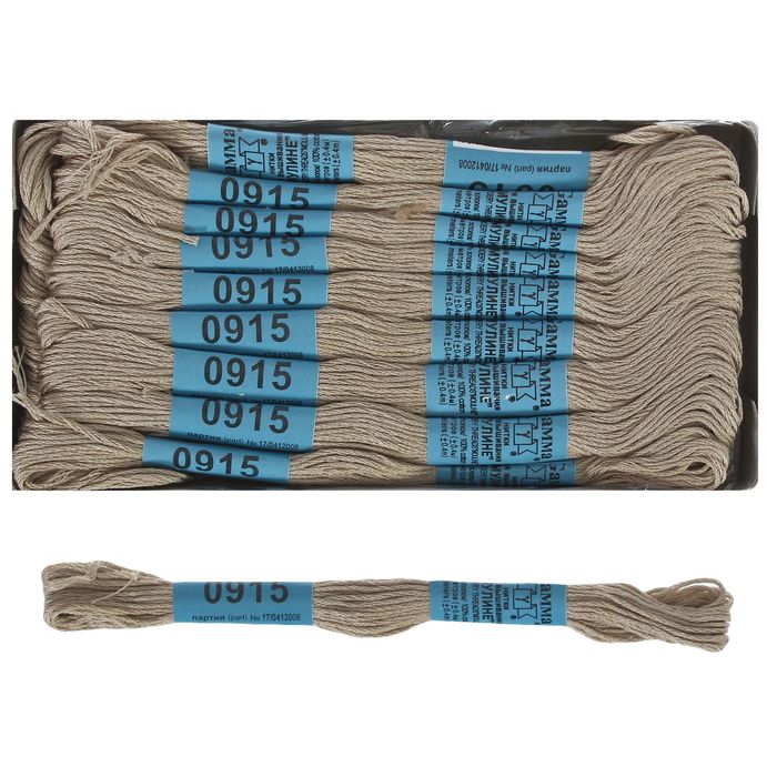 Мулине, №0915, 8±1м, цвет серо-бежевый