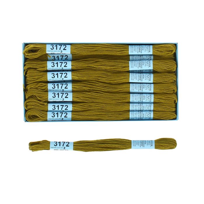 Мулине, №3172, 8±1м, цвет светлый хаки