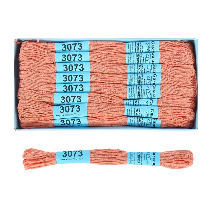 Мулине, №3073, 8±1м, цвет персиковый