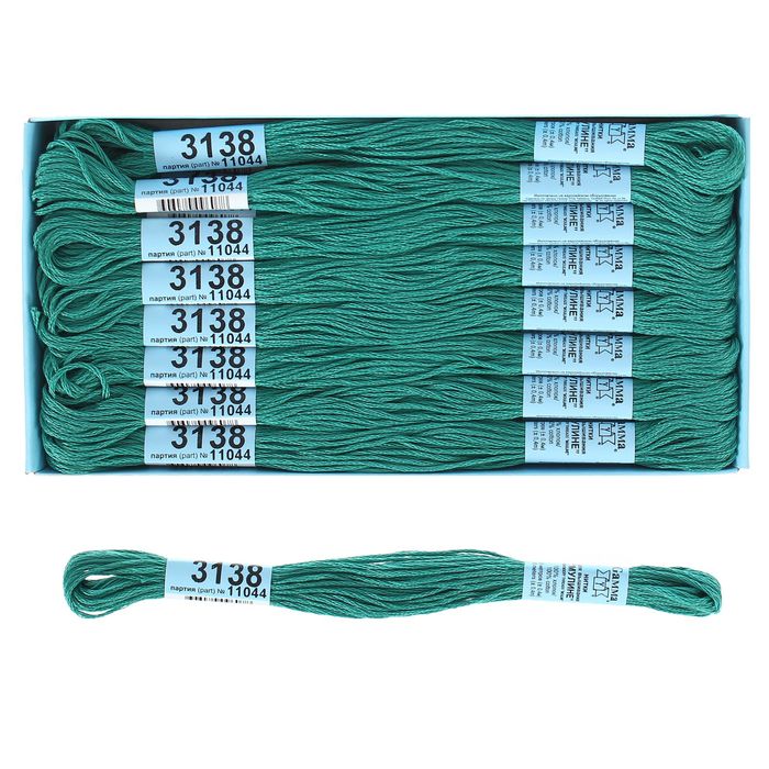 Мулине, №3138, 8±1м, цвет зелёный