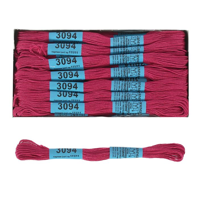 Мулине, №3094, 8±1м, цвет светло-сливовый