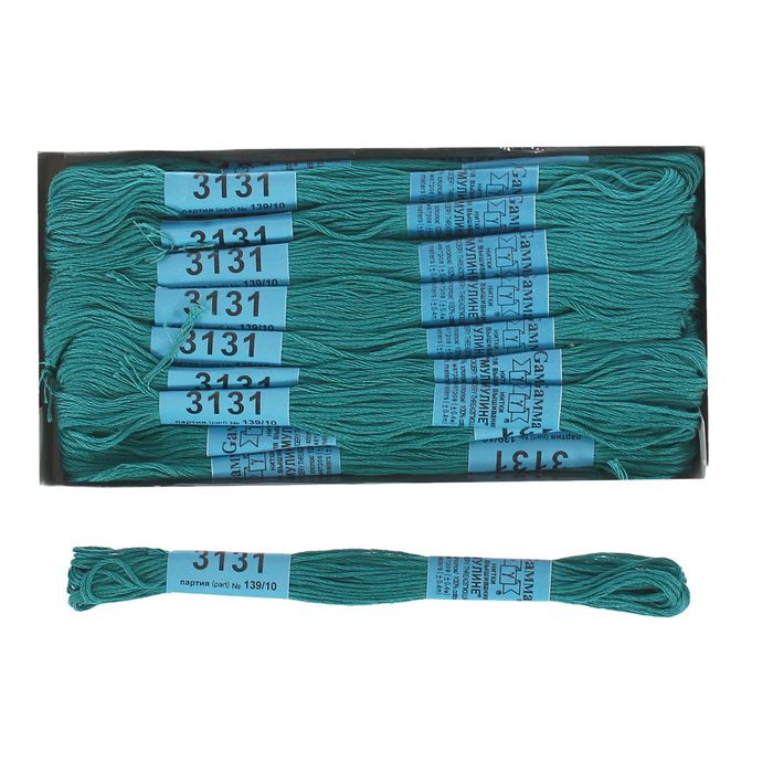 Мулине, №3131, 8±1м, цвет изумрудный