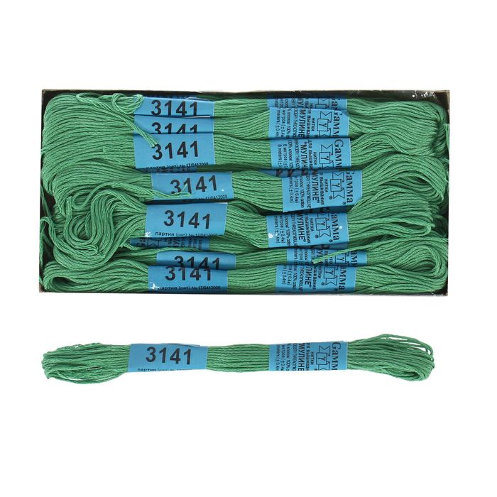 Мулине, №3141, 8±1м, цвет зелёный