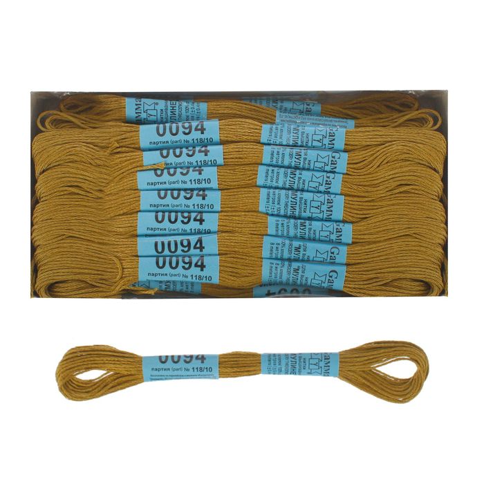 Мулине, №0094, 8±1м, цвет табачный