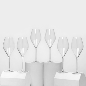Набор бокалов для вина Swan, 560 мл, хрустальное стекло, 6 шт