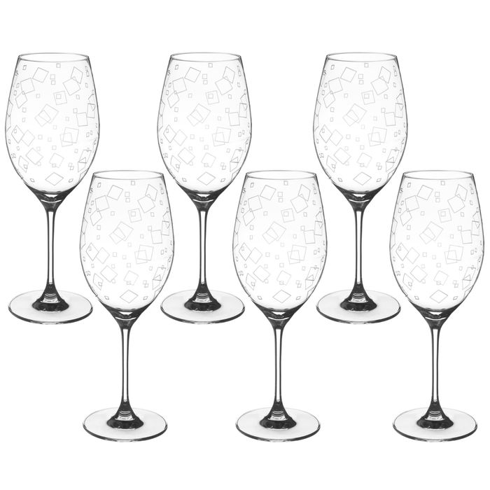Набор бокалов для вина 540 мл "Wintime. Гранд микс", 6 шт
