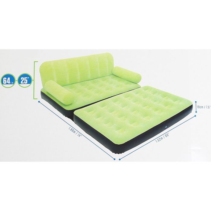 Надувной диван-кровать 188х152х64 см, электронасос в комплекте (67356) МИКС Bestway