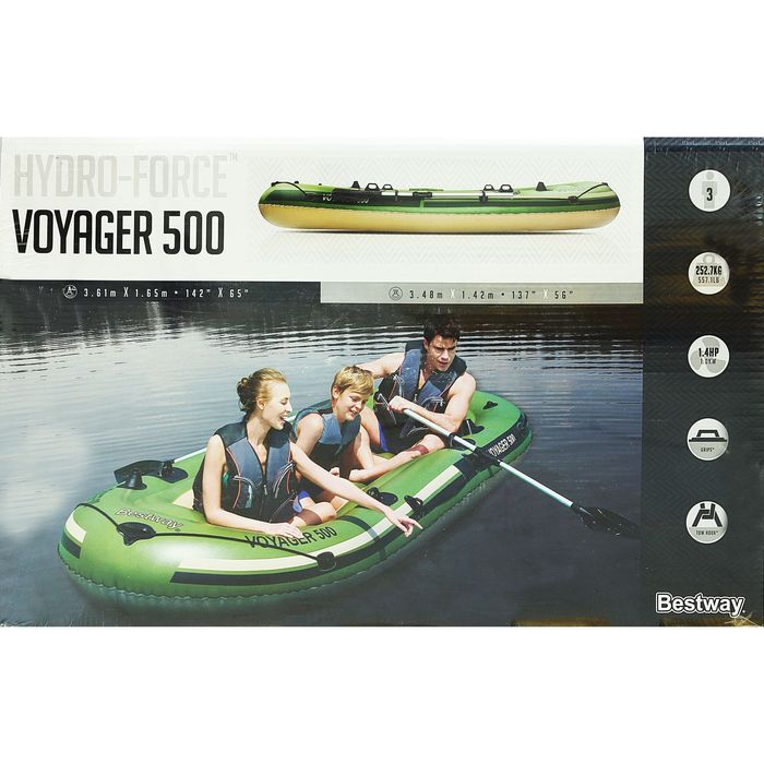 Надувная лодка 348х142 см с вёслами (65001)