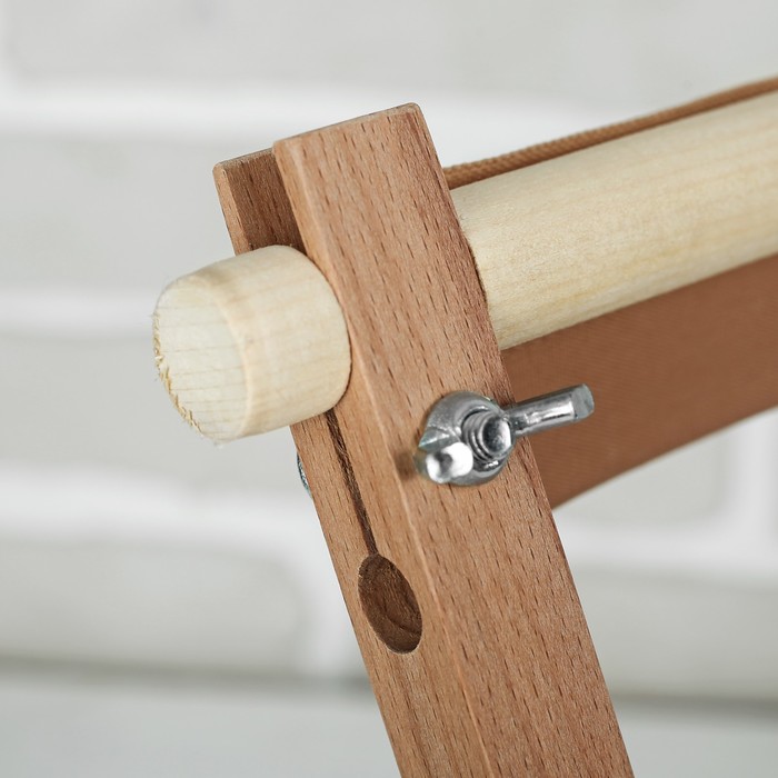 Пяльцы для вышивания, настольные с подставкой, 30х30 см