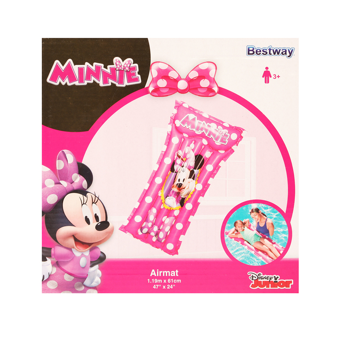 Матрас для плавания 119х61 см, от 3-х лет, MMCH Минни (91065)