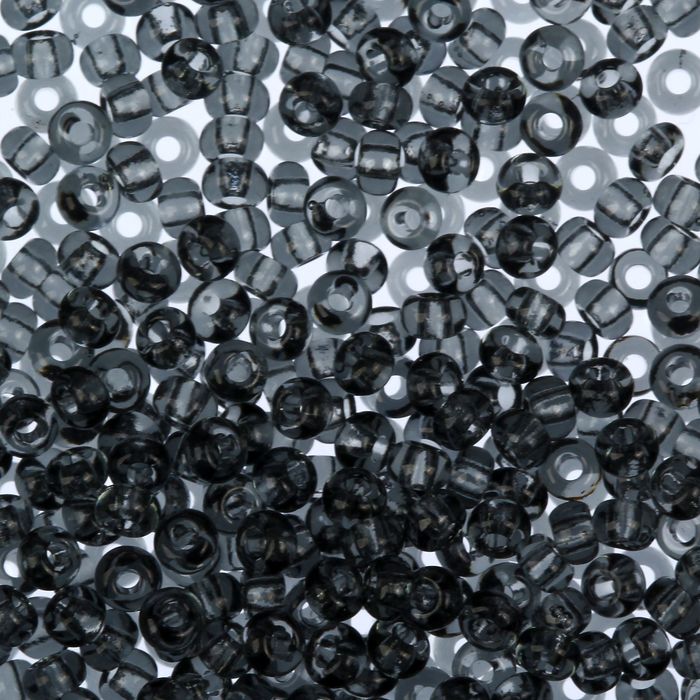 Бисер "GAMMA" круглый 10/0 (В107 т. серый)