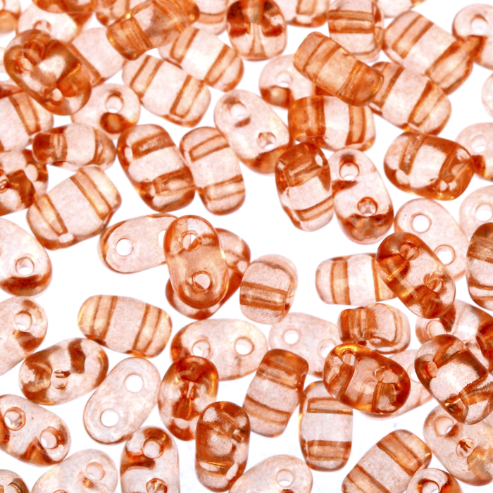 Бисер "GAMMA" 2,5х5мм (Т055 т. оранжевый)