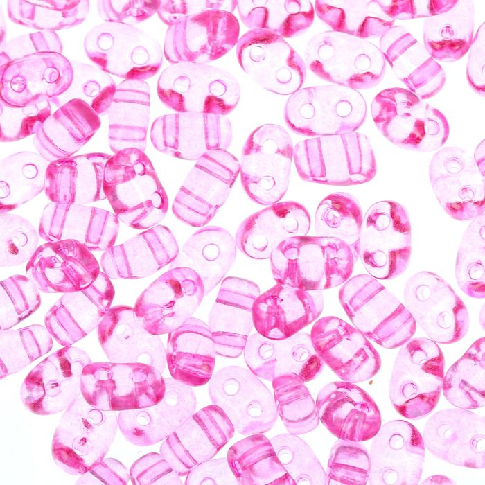 Бисер "GAMMA" 2,5х5мм (Т057 розово-фиолетовый)