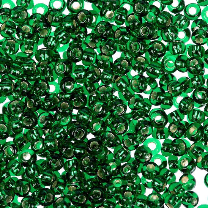 Бисер "GAMMA" круглый 10/0 (Е065 изумрудный)