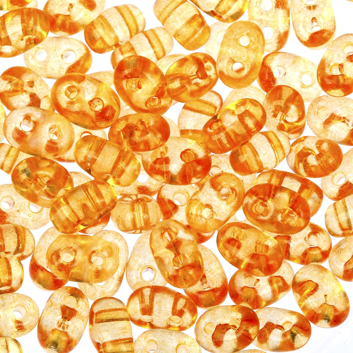 Бисер "GAMMA" 2,5х5мм (Т053 св. оранжевый)