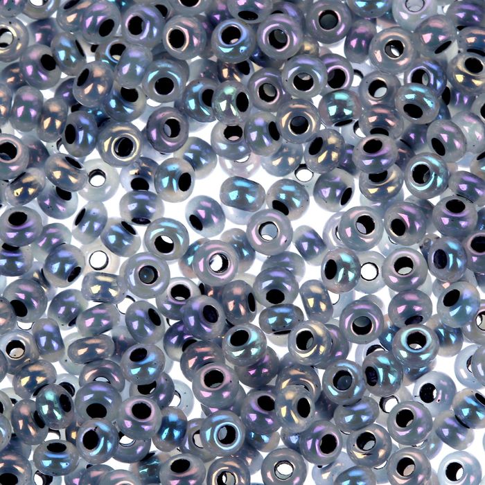 Бисер "GAMMA" круглый 10/0 (А071 серый/меланж)