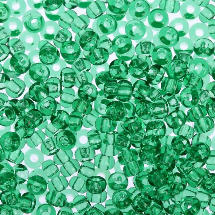 Бисер Gamma круглый, светло-зелёный, 10/0