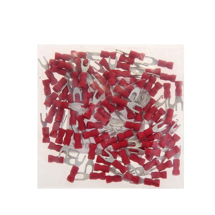 Наконечник вилочный с ПВХ манжетой сечением 1.5 мм, с отверстием 3 мм, НВИ