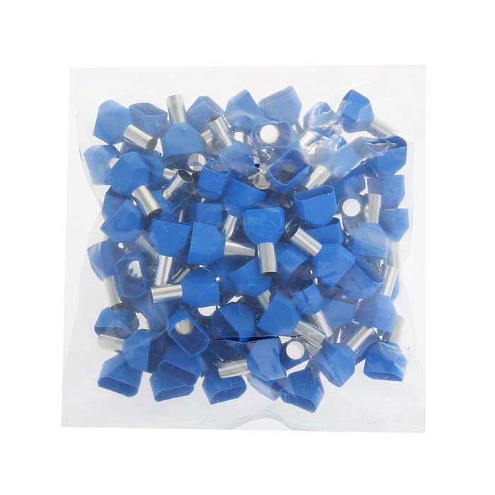 Наконечник втулочный под два провода сечением 16 мм, контакт 14 мм, НШВИ