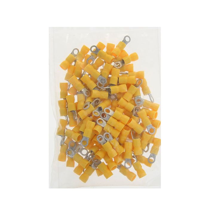 Наконечник кольцевой с ПВХ манжетой сечение 6 мм, с отверстием 4 мм, НКИ