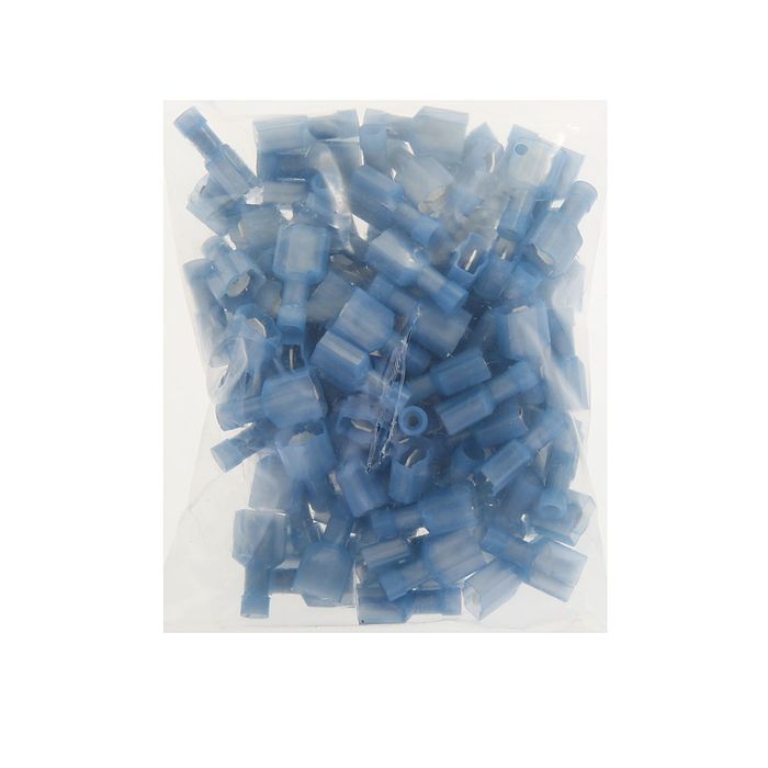 Разъем плоский изолированный "внешний" сечением 2,5 мм, 6,3 мм, нейлон, РПИ-П(н)