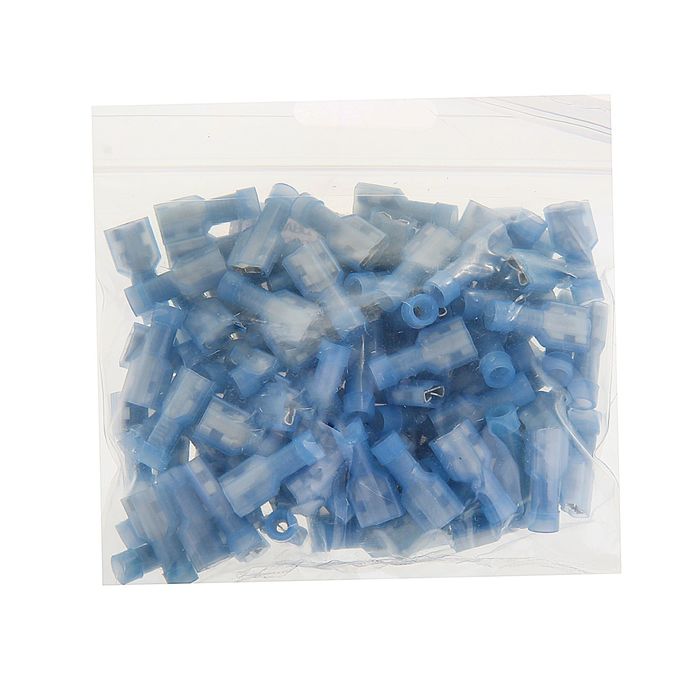 Разъем плоский изолированный "внутренний" сечением 2,5 мм, 6,3мм, нейлон, РПИ-М(н)