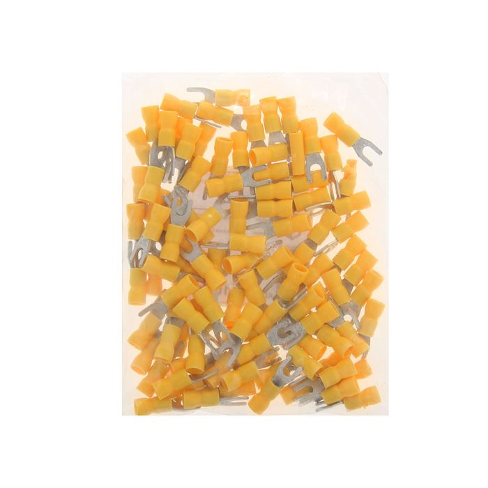 Наконечник вилочный с ПВХ манжетой сечение 6 мм, с отверстием 4 мм, НВИ