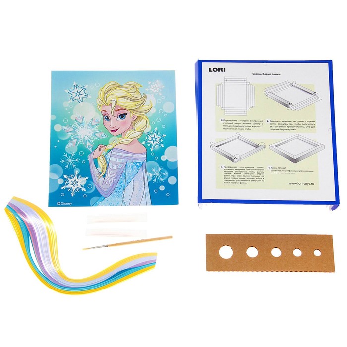 Набор для творчества "Квиллинг. Панно 3D. Эльза"